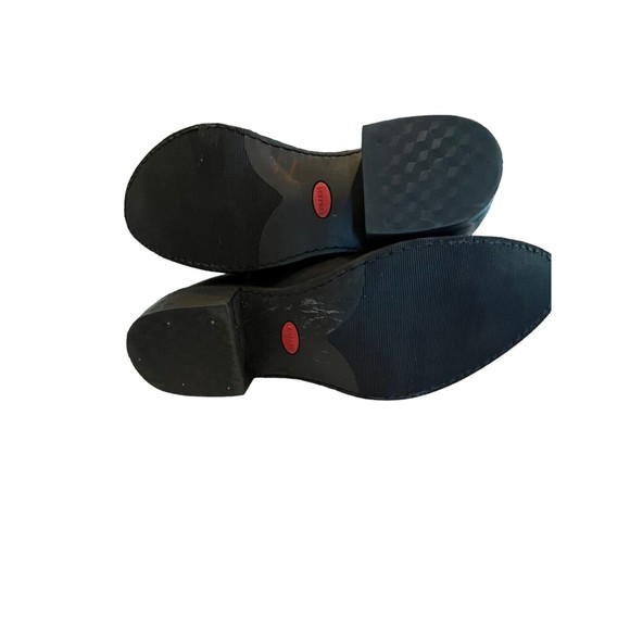 Durango Mens 11" Oiled (matte look) Black Leather Western Cowboy Boots Sz 11 EE - Picture 6 of 8